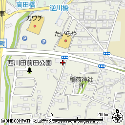 栃木県宇都宮市西川田町1048周辺の地図