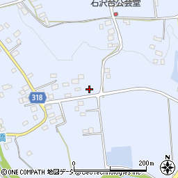 茨城県常陸大宮市石沢1221周辺の地図