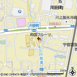 南国フルーツ川田店周辺の地図