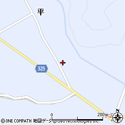 長野県大町市平二ツ屋2655周辺の地図