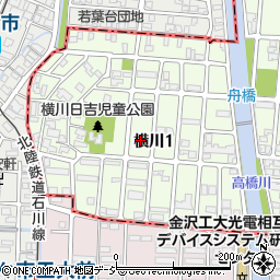 〒921-8163 石川県金沢市横川の地図