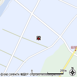 富山県南砺市殿周辺の地図