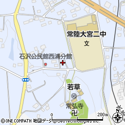 茨城県常陸大宮市石沢1504周辺の地図