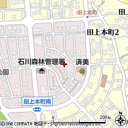 石川県金沢市朝霧台2丁目72周辺の地図