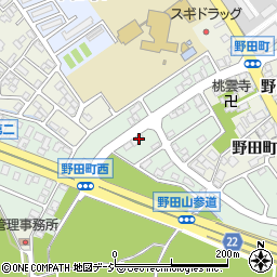 石川県金沢市野田3丁目50周辺の地図