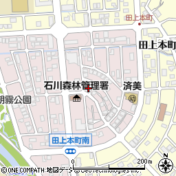 石川県金沢市朝霧台2丁目45周辺の地図