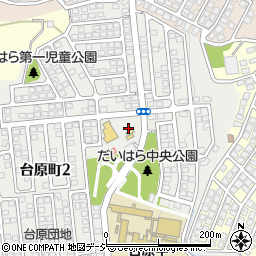 福地薬局台原店周辺の地図