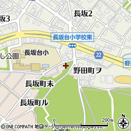 石川県金沢市長坂町未周辺の地図