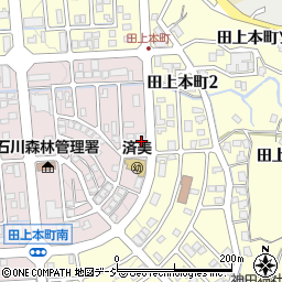 石川県金沢市朝霧台2丁目87周辺の地図