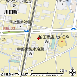 栃木県宇都宮市川田町637周辺の地図