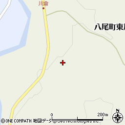 富山県富山市八尾町東川倉696周辺の地図