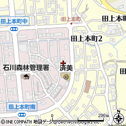 石川県金沢市朝霧台2丁目104周辺の地図