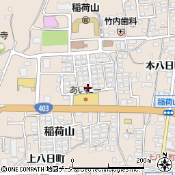 長野県千曲市稲荷山本八日町1834-30周辺の地図