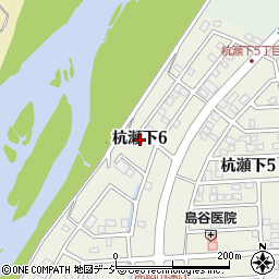 長野県千曲市杭瀬下6丁目周辺の地図
