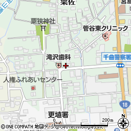 長野県千曲市粟佐1616周辺の地図