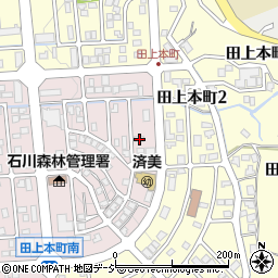 石川県金沢市朝霧台2丁目102周辺の地図