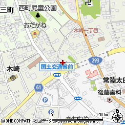 茨城県常陸太田市木崎一町830-1周辺の地図