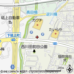 栃木県宇都宮市西川田町850周辺の地図
