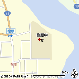 富山市立細入図書館周辺の地図