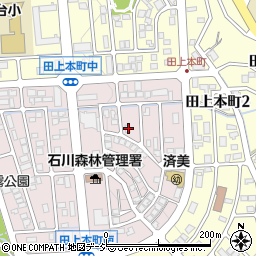 石川県金沢市朝霧台2丁目124周辺の地図