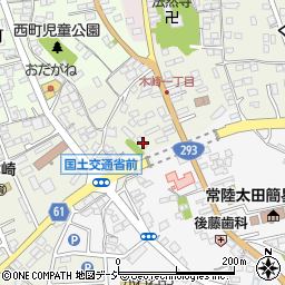 茨城県常陸太田市木崎一町827周辺の地図