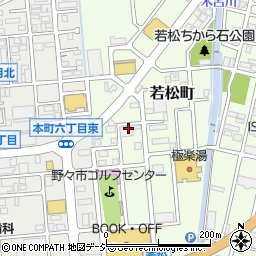 石川県野々市市若松町14周辺の地図