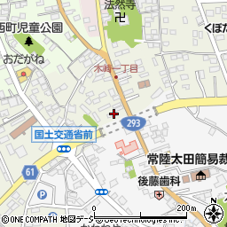 茨城県常陸太田市木崎一町2052-7周辺の地図