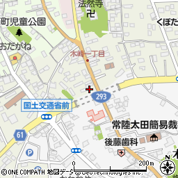 茨城県常陸太田市木崎一町2050-4周辺の地図