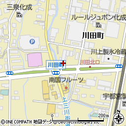 栃木県宇都宮市川田町999周辺の地図