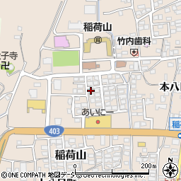 長野県千曲市稲荷山本八日町1834-13周辺の地図