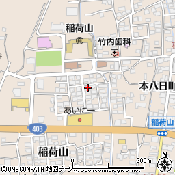 長野県千曲市稲荷山本八日町1834周辺の地図