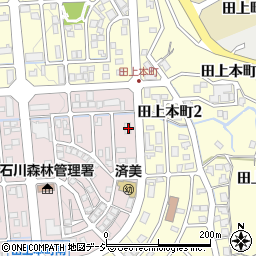 石川県金沢市朝霧台2丁目93周辺の地図