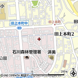 石川県金沢市朝霧台2丁目120周辺の地図
