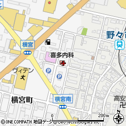 喜多内科医院周辺の地図