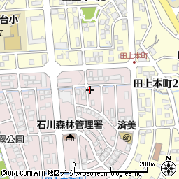 石川県金沢市朝霧台2丁目122周辺の地図
