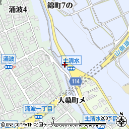 石川県金沢市大桑町メ周辺の地図