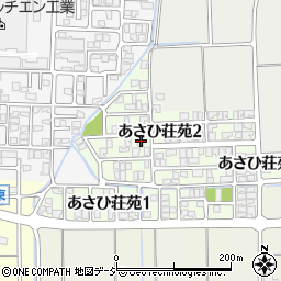 石川県白山市あさひ荘苑周辺の地図
