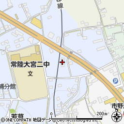 茨城県常陸大宮市石沢1574周辺の地図