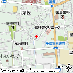 長野県千曲市粟佐1593周辺の地図