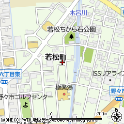 石川県野々市市若松町13-68周辺の地図