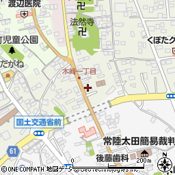 茨城県常陸太田市木崎一町1996-5周辺の地図
