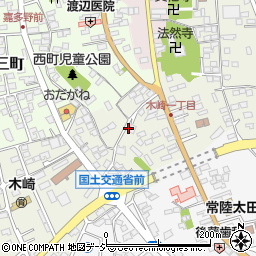 茨城県常陸太田市木崎一町2063-2周辺の地図