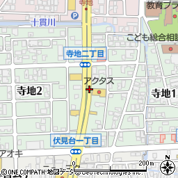 石川県金沢市寺地周辺の地図