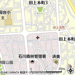 石川県金沢市朝霧台2丁目152周辺の地図