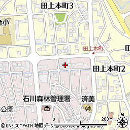 石川県金沢市朝霧台2丁目154-1周辺の地図