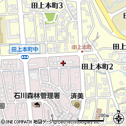 石川県金沢市朝霧台2丁目156周辺の地図