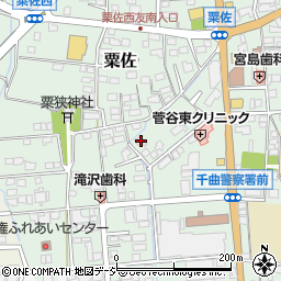 長野県千曲市粟佐1316周辺の地図