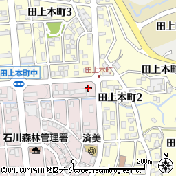石川県金沢市朝霧台2丁目160周辺の地図