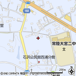 茨城県常陸大宮市石沢1523周辺の地図