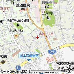 茨城県常陸太田市木崎一町2064-1周辺の地図